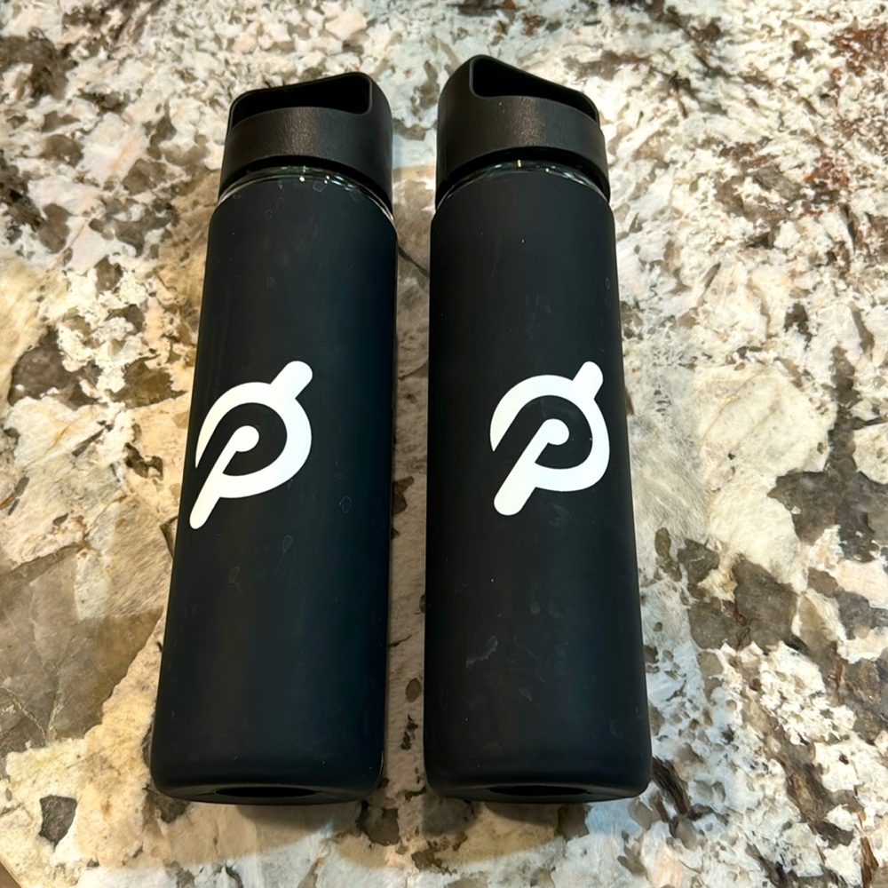 Peloton Pair of like new water bottles